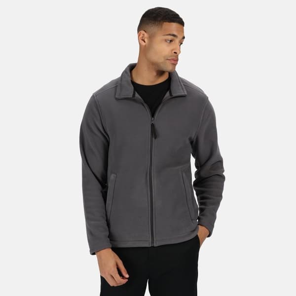 Regatta Mens Plain Micro Fleece Full Zip Jacket (Layer Lite)