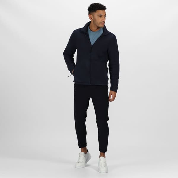 Regatta Mens Plain Micro Fleece Full Zip Jacket (Layer Lite)