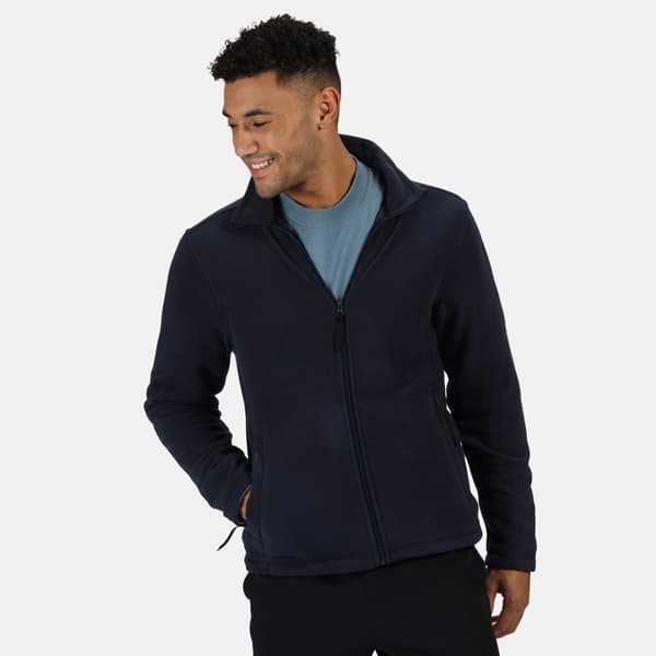 Regatta Mens Plain Micro Fleece Full Zip Jacket (Layer Lite)