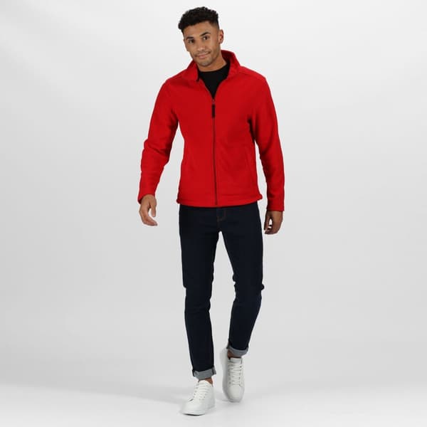 Regatta Mens Plain Micro Fleece Full Zip Jacket (Layer Lite)