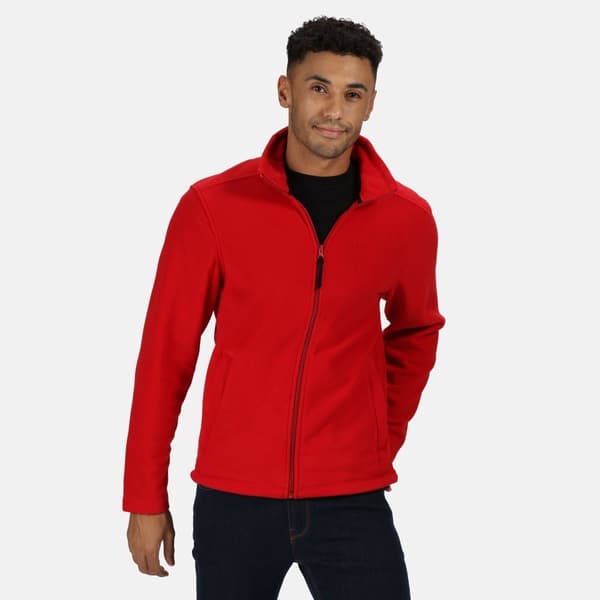 Regatta Mens Plain Micro Fleece Full Zip Jacket (Layer Lite)