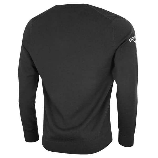 Callaway Mens Ribbed V Neck Merino Sweater
