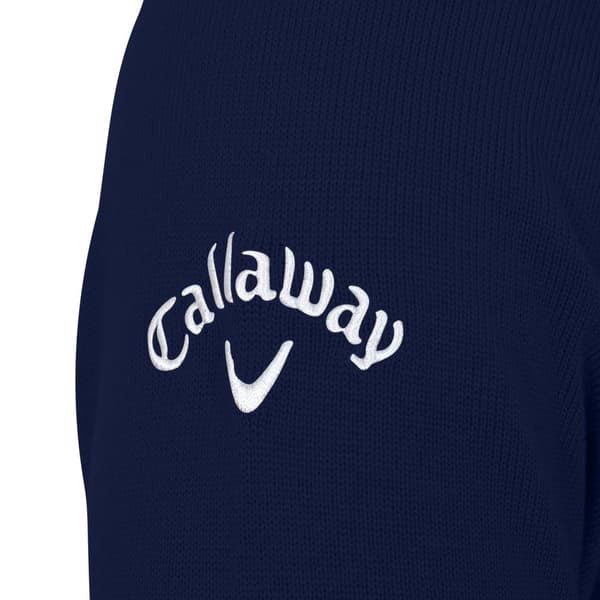 Callaway Mens Ribbed V Neck Merino Sweater