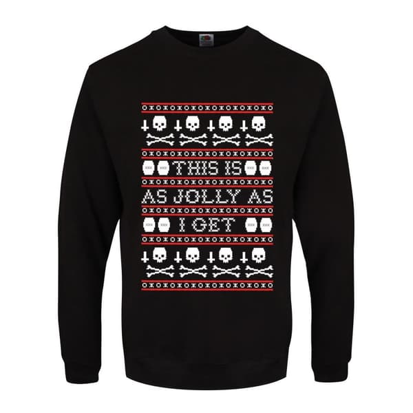 Grindstore Herre Julepels til mænd This Is As Jolly As I Get Christmas Jumper