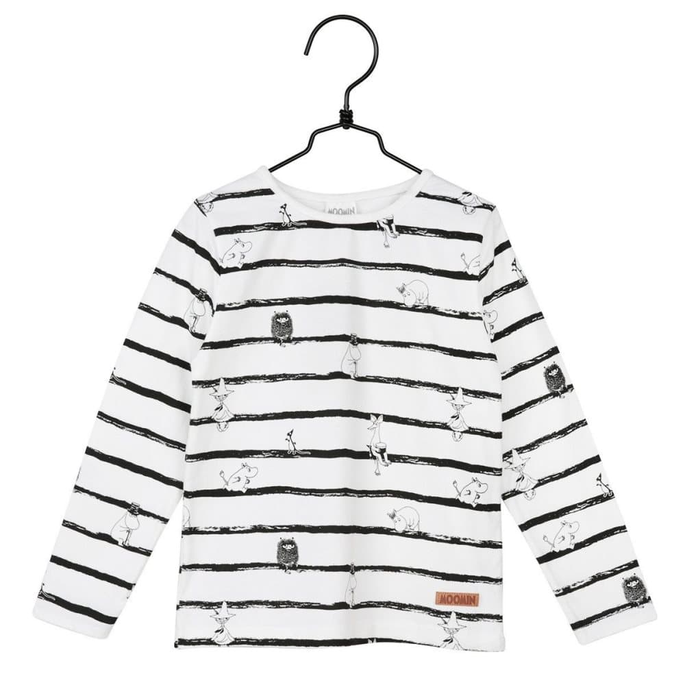 Moomin Lines sweater sort / hvid, Martinex