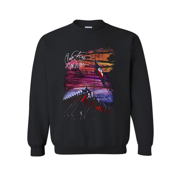 Pink Floyd- The Wall Marching Hammers   Sweatshirt Sort Large