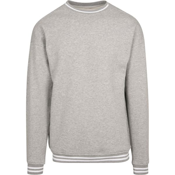 Build Your Brand Mens College Crew Neck Sweat för män