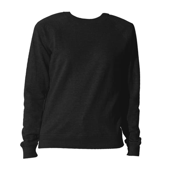 Nakedshirt Lilou Crew Neck Sweatshirt med lange ærmer til kvinder/damer Black XS