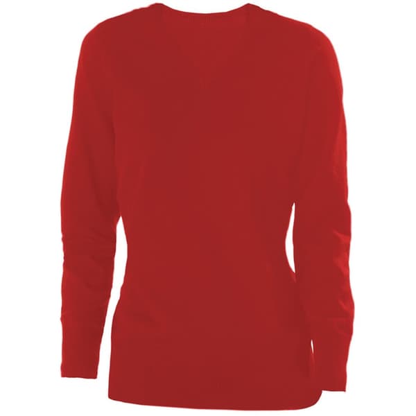Kariban Womens/Ladies Cotton Acrylic V Neck Sweater