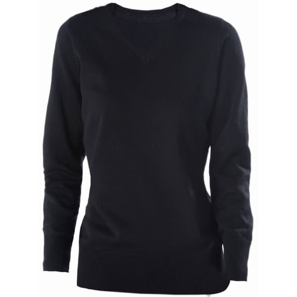 Kariban Kvinder/damer Bomuld Akryl V-hals sweater