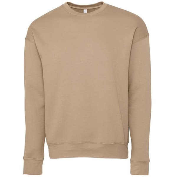 Bella + Canvas Adults Unisex Drop Shoulder Sweatshirt
