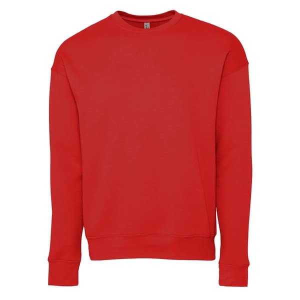 Bella + Canvas Unisex Unisex sweatshirt med dråbe på skuldrene til voksne