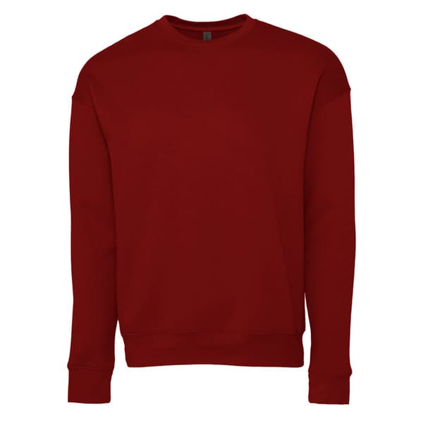 Bella + Canvas Unisex Unisex sweatshirt med dråbe på skuldrene til voksne