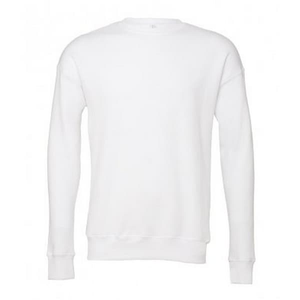 Bella + Canvas Unisex Unisex sweatshirt med dråbe på skuldrene til voksne