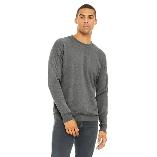 Bella + Canvas Adults Unisex Drop Shoulder Sweatshirt