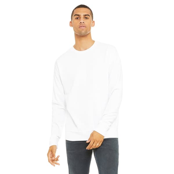 Bella + Canvas Unisex Unisex sweatshirt med dråbe på skuldrene til voksne