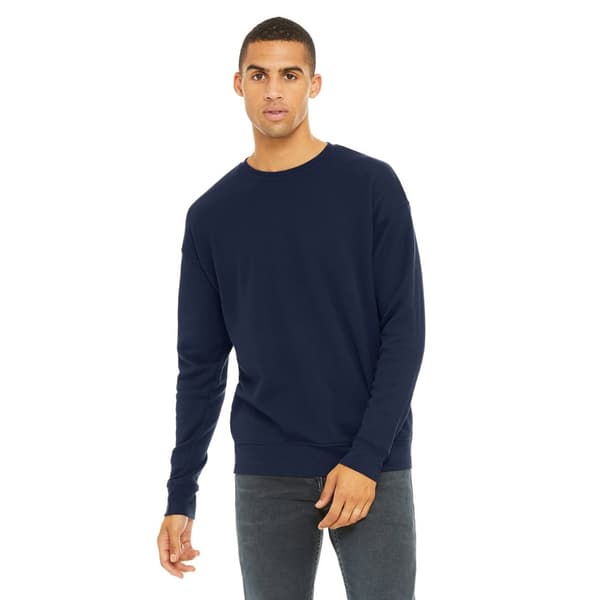 Bella + Canvas Adults Unisex Drop Shoulder Sweatshirt