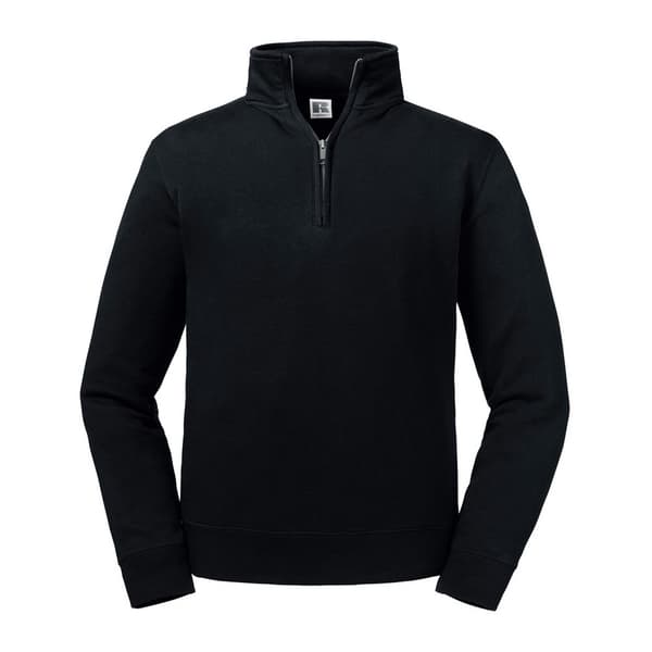 Russell Mens Authentic Zip Neck Sweatshirt