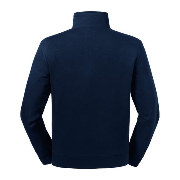 Russell Mens Authentic Zip Neck Sweatshirt
