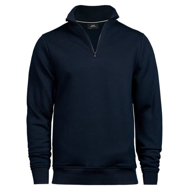 Tee Jays Sweatshirt med halv dragkedja för män