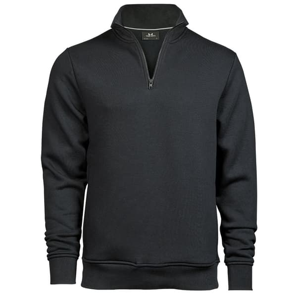 Tee Jays Sweatshirt med halv dragkedja för män