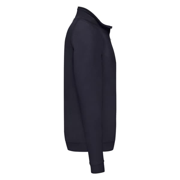 Fruit of the Loom Vuxna Unisex Classic Zip Neck Sweatshirt med dragkedja
