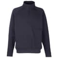 Miniatyrbild 1 av 3: Fruit of the Loom Vuxna Unisex Classic Zip Neck Sweatshirt med dragkedja