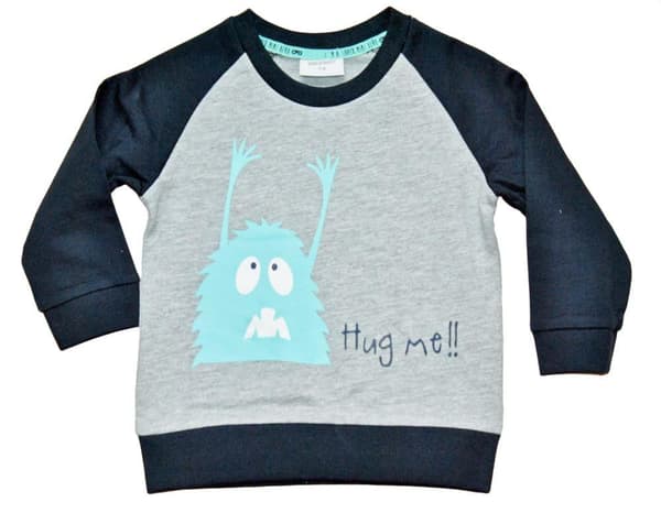 Sweater baby dreng - Monster