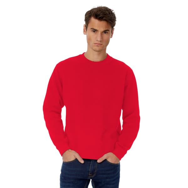 B&C Mens Set In Sweatshirt