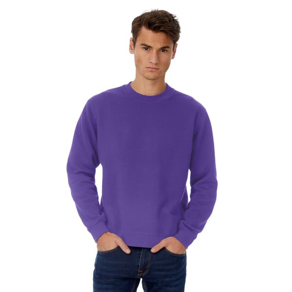 B&C Mens Set In Sweatshirt