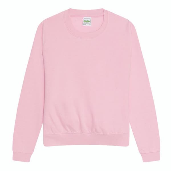 AWDis Just Hoods Childrens/Kids Sweatshirt Baby Pink 7-8 Years