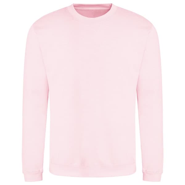 Awdis Vuxna Unisex Just Hoods Sweatshirt Baby Pink L