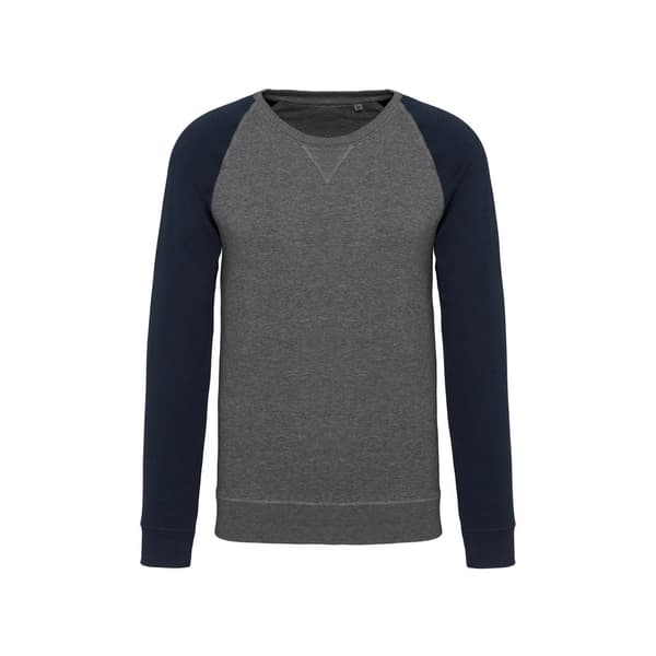 Kariban Mens Organic Two-Tone Sweatshirt