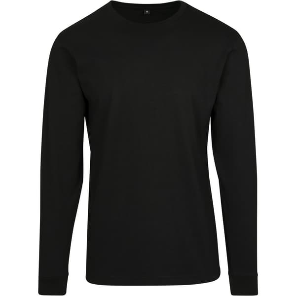 Build Your Brand Mens Long Sleeve Jumper Black M