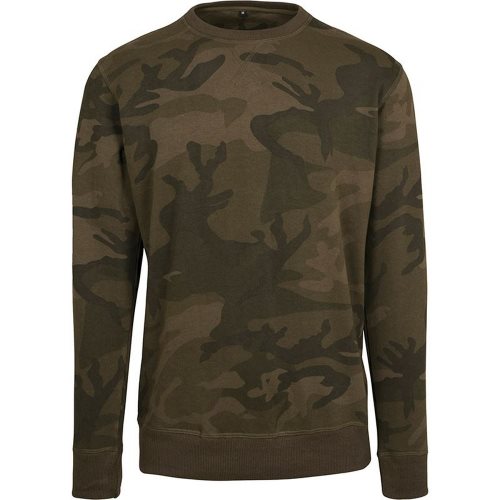 Bild av Build Your Brand Camo Crew Neck tröja för kvinnor / damer