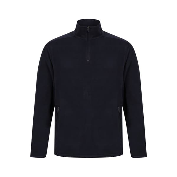 Henbury Unisex Adults Quarter Zip Microfleece Jacket