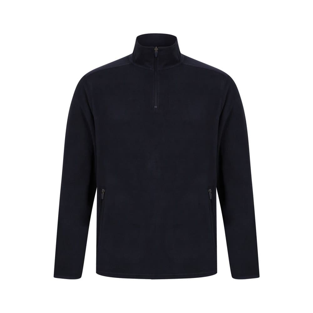 Henbury Unisex vuxna Quarter Zip Microfleece Jacket med fjärrlås