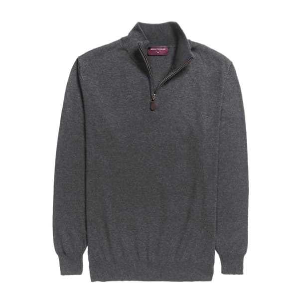 Brook Taverner Herre Dallas Zip-Neck Sweater til mænd