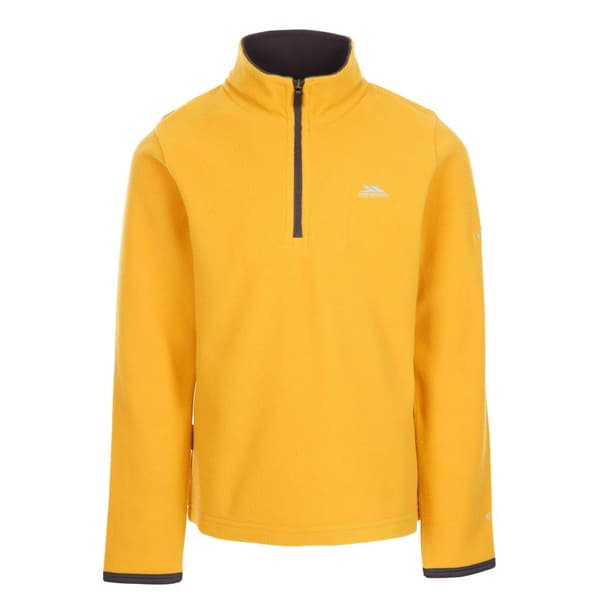 Trespass Childrens Girls Sybil Half Zip Microfleece Top Honeybee 9-10 Years