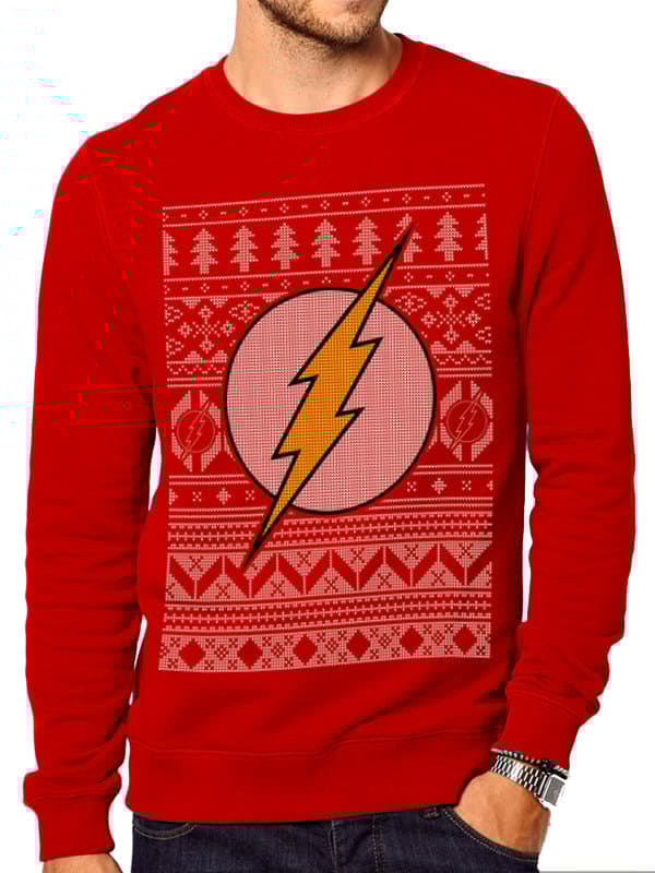 DC Comics The Flash - Fair Isle Sweatshirt Juletrøje