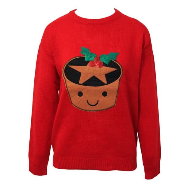 Brave Soul Womens/Ladies Mince Pie Christmas Jumper