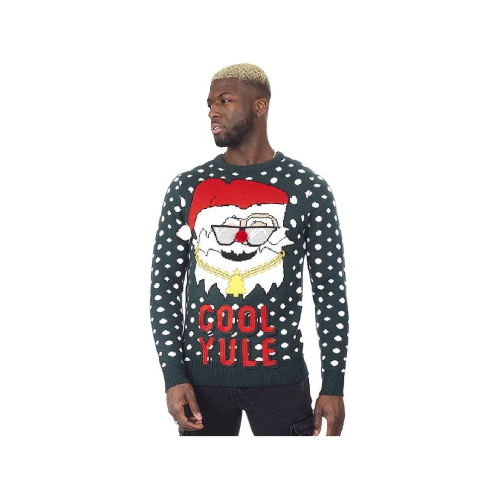 Brave Soul Cool Yule Christmas Jumper för män