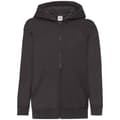 Miniatyrbillede 1 af 3: Fruit of the Loom Sweatshirt med hætte til børn/børn