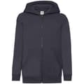Miniatyrbillede 1 af 3: Fruit of the Loom Sweatshirt med hætte til børn/børn