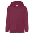 Miniatyrbillede 1 af 5: Fruit of the Loom Sweatshirt med hætte til børn/børn