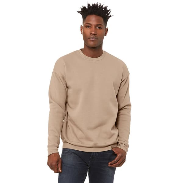 Bella + Canvas Unisex vuxen Fleece Drop Shoulder Sweatshirt