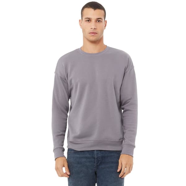 Bella + Canvas Unisex vuxen Fleece Drop Shoulder Sweatshirt