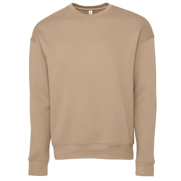 Bella + Canvas Unisex vuxen Fleece Drop Shoulder Sweatshirt