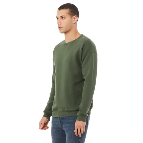 Bella + Canvas Unisex vuxen Fleece Drop Shoulder Sweatshirt