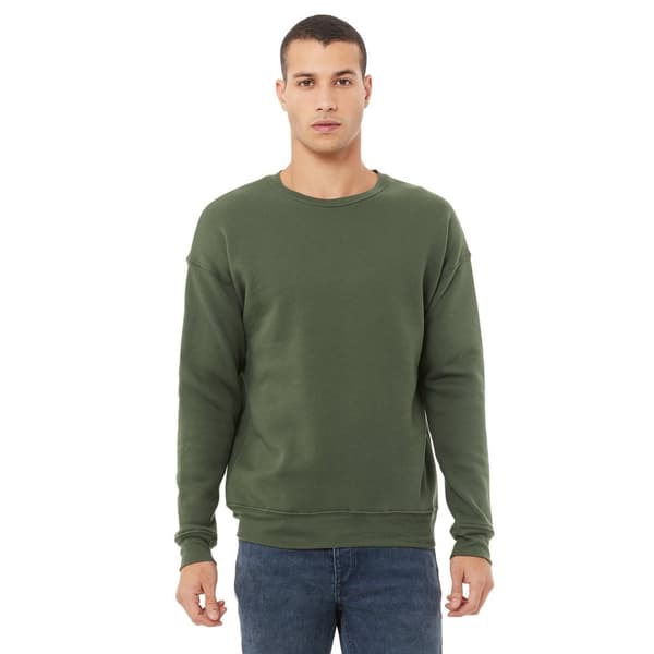 Bella + Canvas Unisex vuxen Fleece Drop Shoulder Sweatshirt